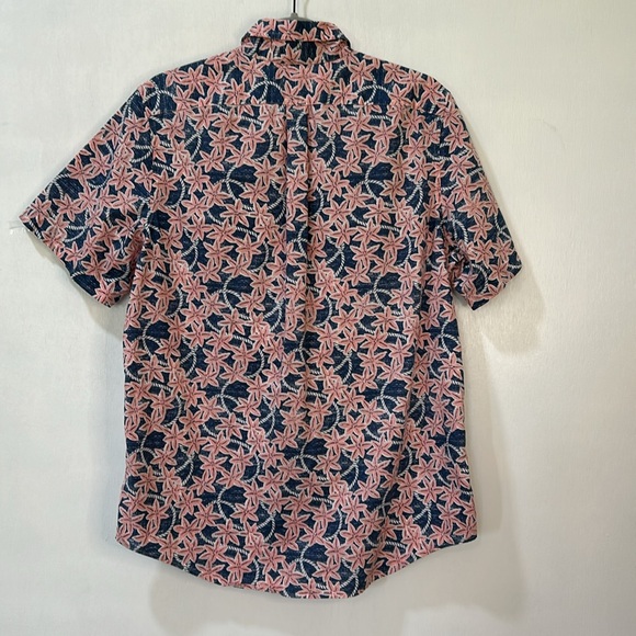 VINEYARD VINES MENS SLIM FIT TUCKER SHIRT SHORT SLEEVE PINK FLORAL Sz M - Picture 2 of 11